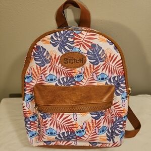 Disney Stitch Tropical Mini Backpack NWT Hawaiian Pink airplane travel Bioworld
